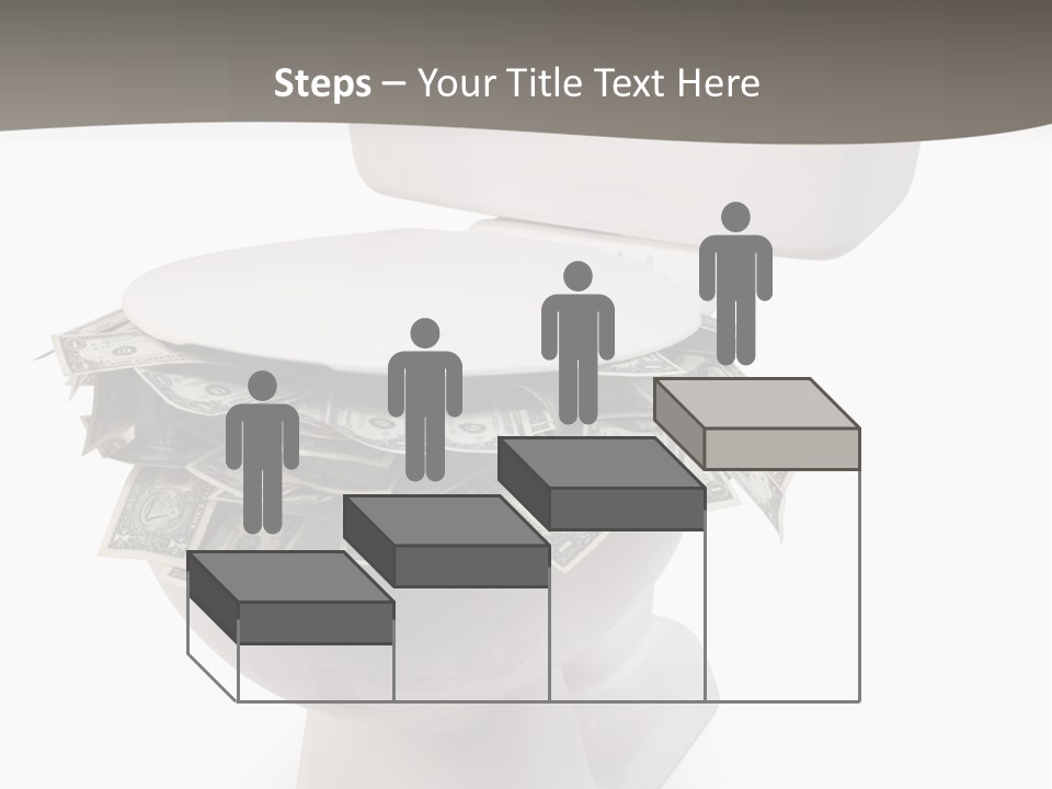Flush With Cash PowerPoint Template