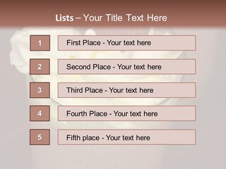 Served Strawberry Smoothie With Whip Cream PowerPoint Template