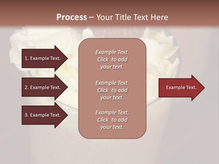 Served Strawberry Smoothie With Whip Cream PowerPoint Template