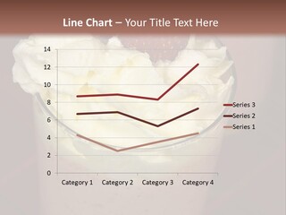 Served Strawberry Smoothie With Whip Cream PowerPoint Template