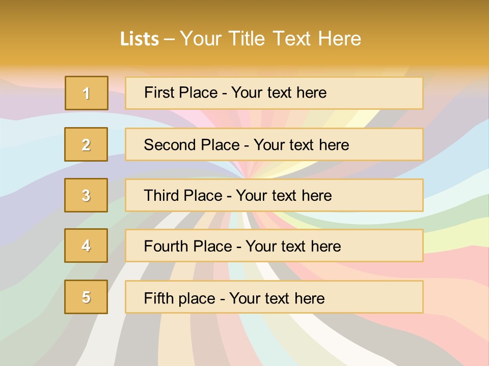 Multicolored Abstract Background PowerPoint Template