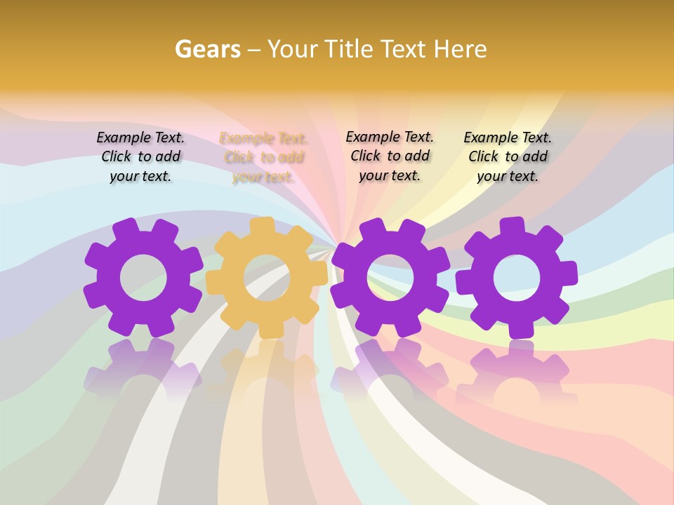 Multicolored Abstract Background PowerPoint Template