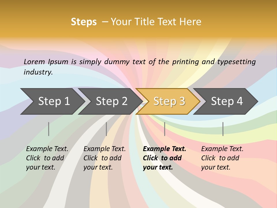 Multicolored Abstract Background PowerPoint Template