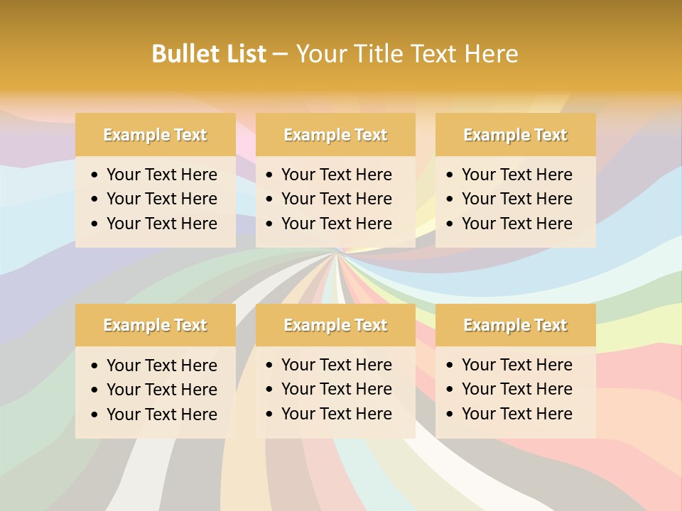 Multicolored Abstract Background PowerPoint Template