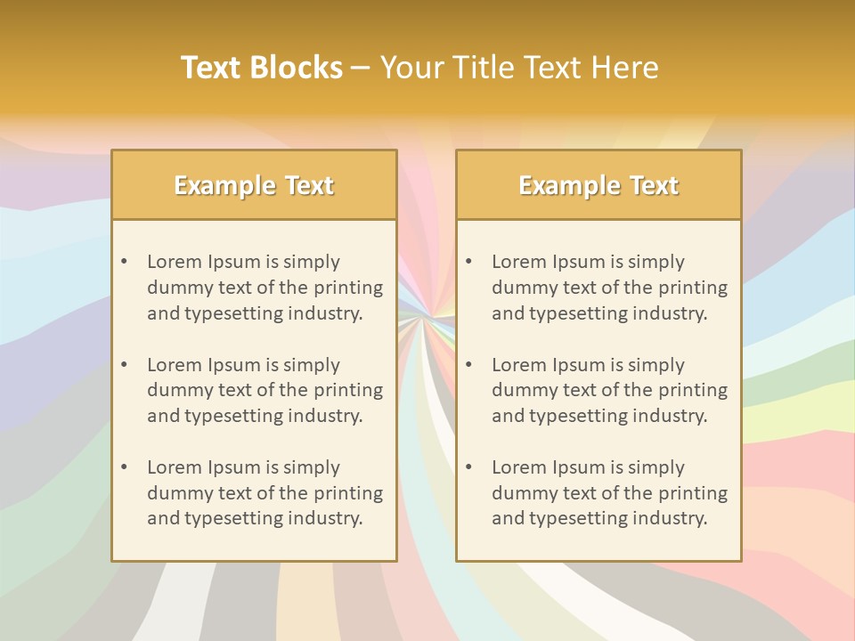 Multicolored Abstract Background PowerPoint Template