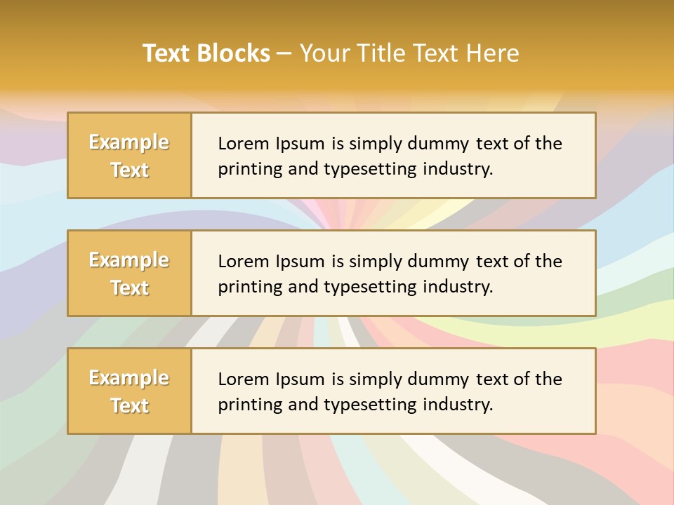 Multicolored Abstract Background PowerPoint Template