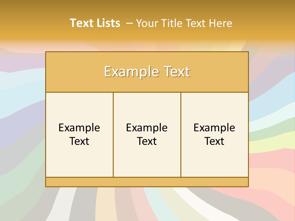Multicolored Abstract Background PowerPoint Template