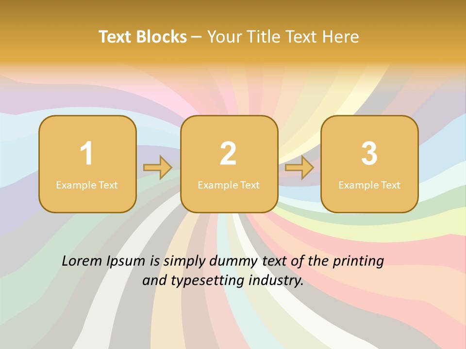 Multicolored Abstract Background PowerPoint Template