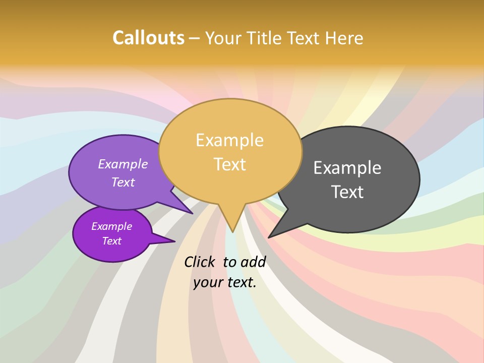 Multicolored Abstract Background PowerPoint Template