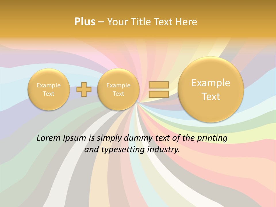 Multicolored Abstract Background PowerPoint Template