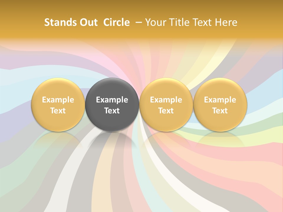 Multicolored Abstract Background PowerPoint Template