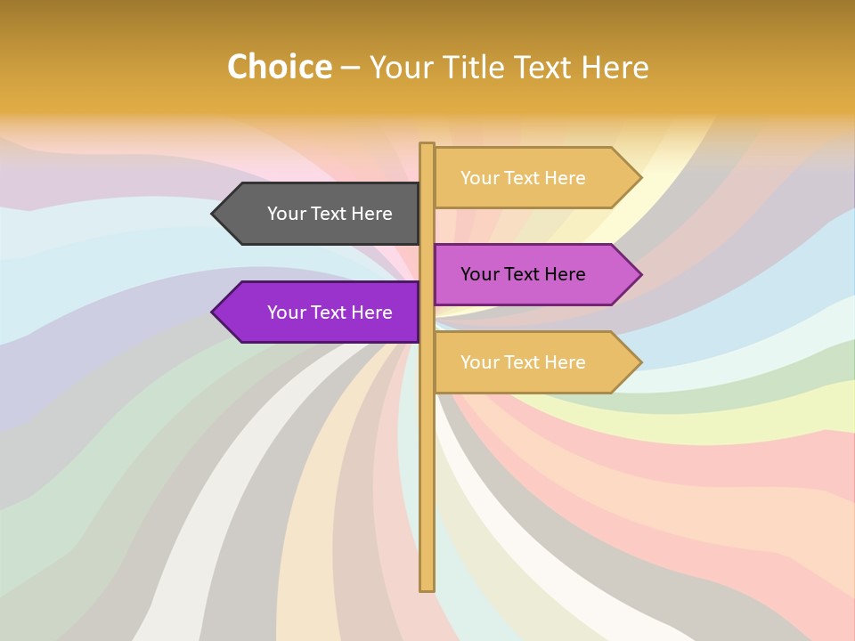 Multicolored Abstract Background PowerPoint Template