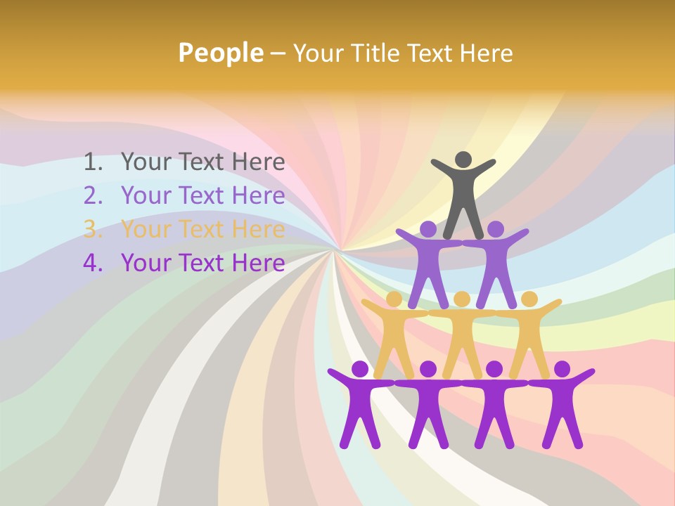 Multicolored Abstract Background PowerPoint Template