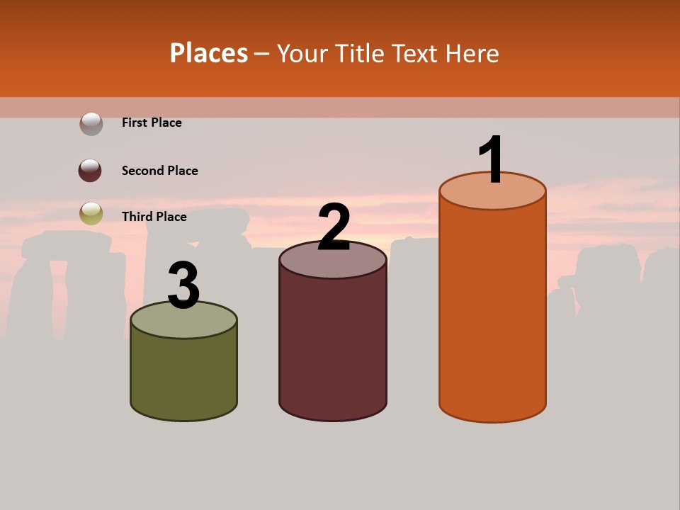 Stonehenge With The Sun Rising PowerPoint Template