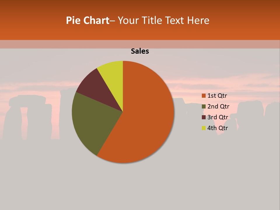 Stonehenge With The Sun Rising PowerPoint Template