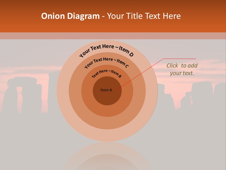 Stonehenge With The Sun Rising PowerPoint Template