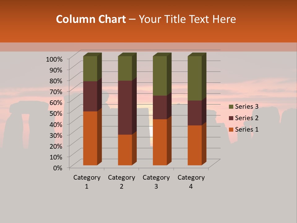 Stonehenge With The Sun Rising PowerPoint Template