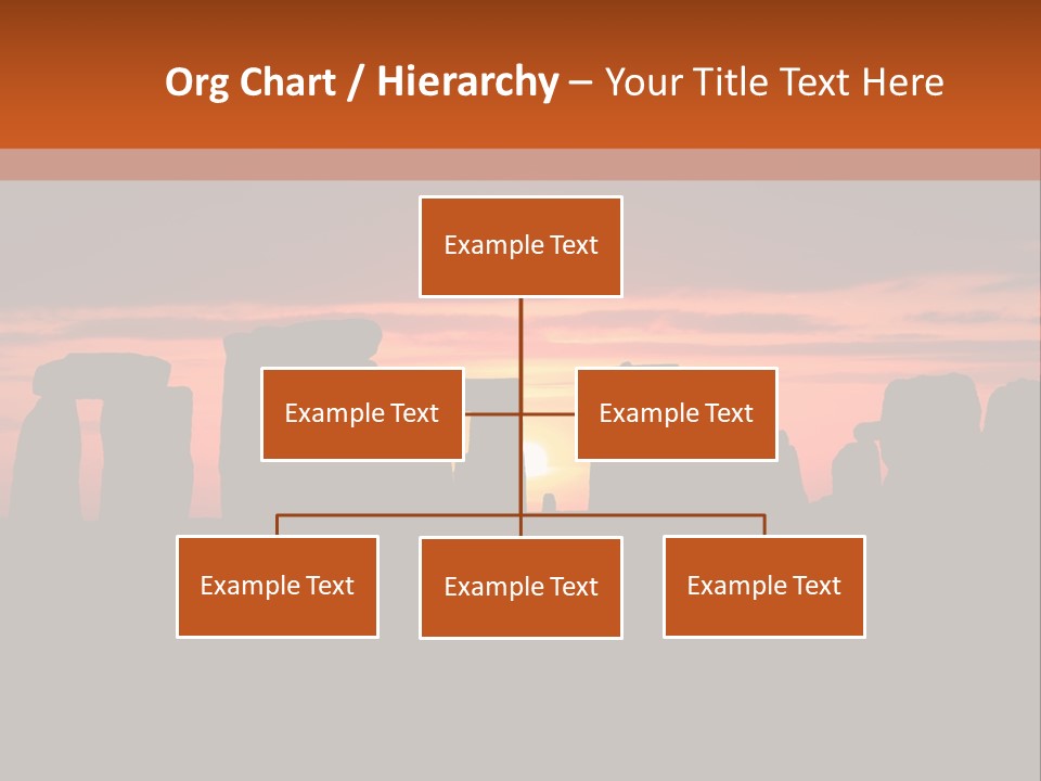 Stonehenge With The Sun Rising PowerPoint Template