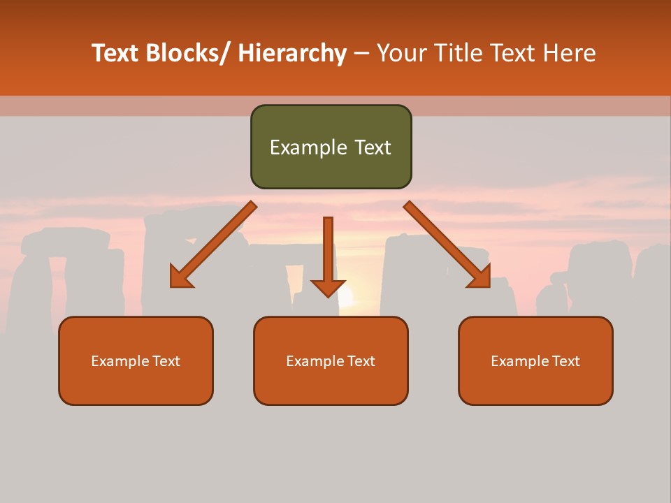 Stonehenge With The Sun Rising PowerPoint Template