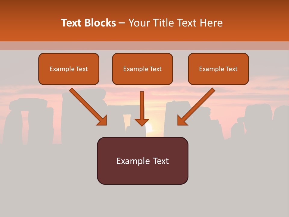 Stonehenge With The Sun Rising PowerPoint Template