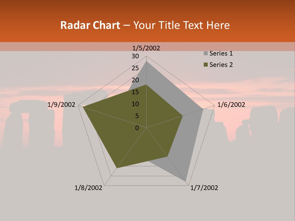 Stonehenge With The Sun Rising PowerPoint Template