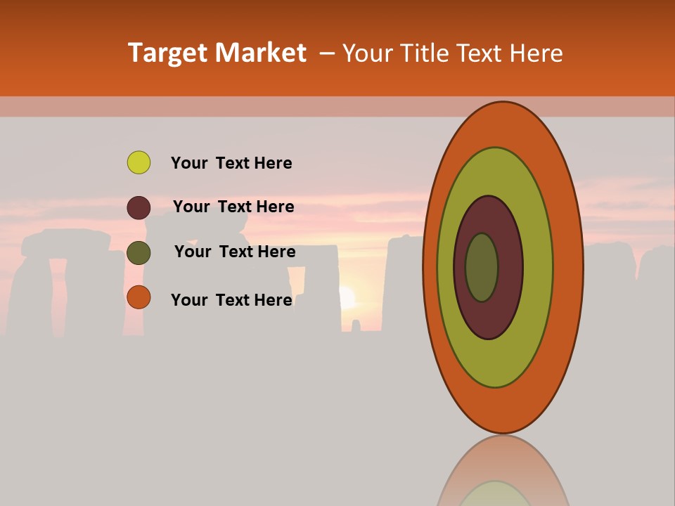Stonehenge With The Sun Rising PowerPoint Template
