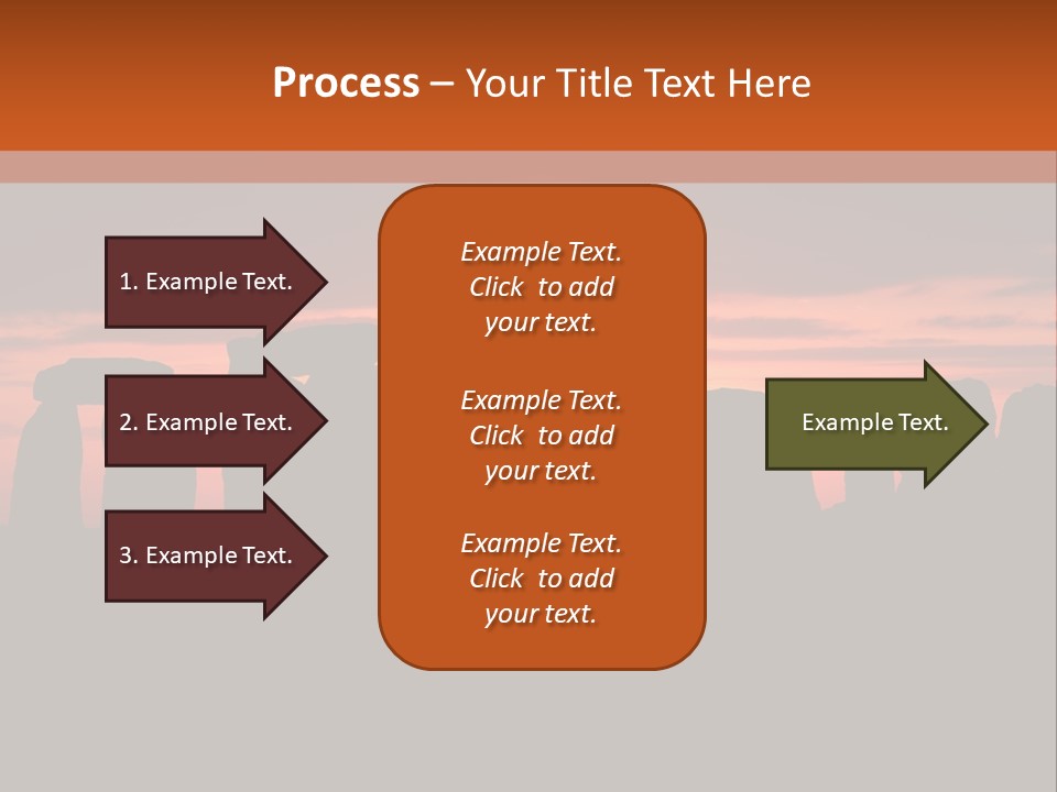 Stonehenge With The Sun Rising PowerPoint Template