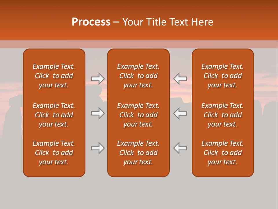 Stonehenge With The Sun Rising PowerPoint Template