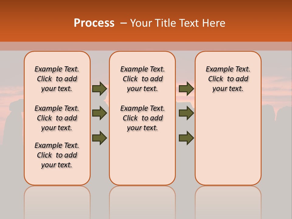 Stonehenge With The Sun Rising PowerPoint Template
