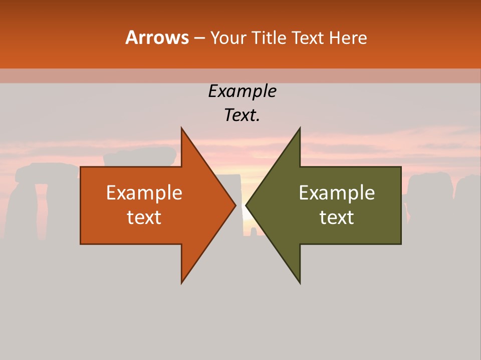 Stonehenge With The Sun Rising PowerPoint Template