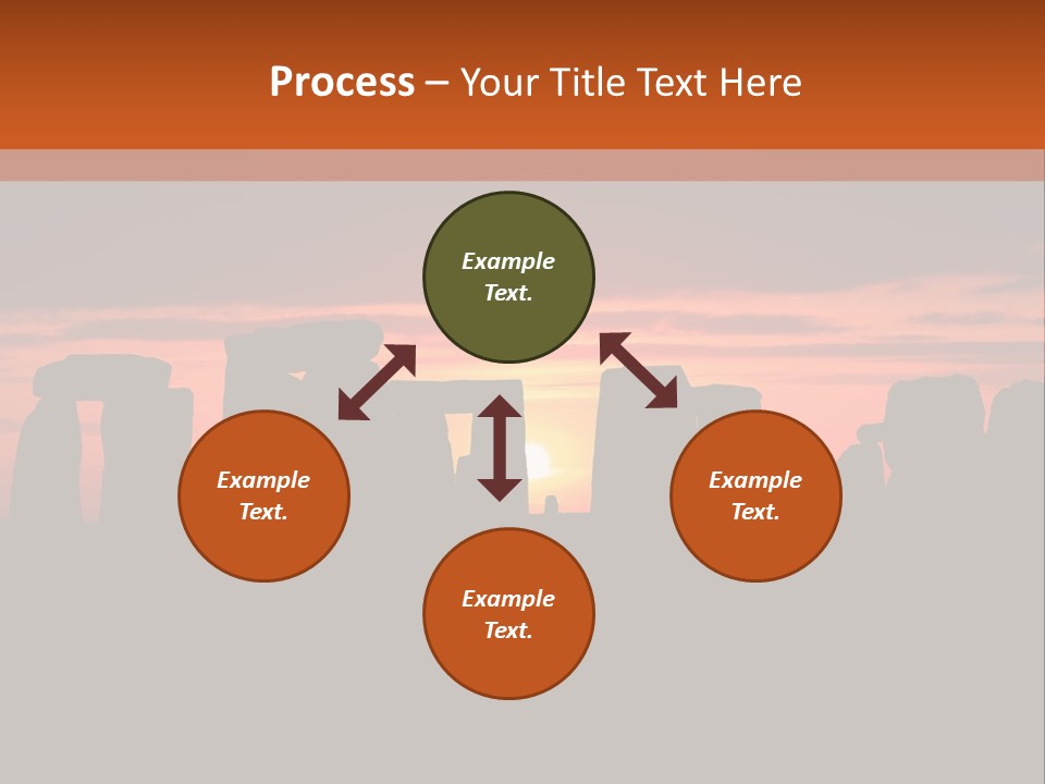 Stonehenge With The Sun Rising PowerPoint Template