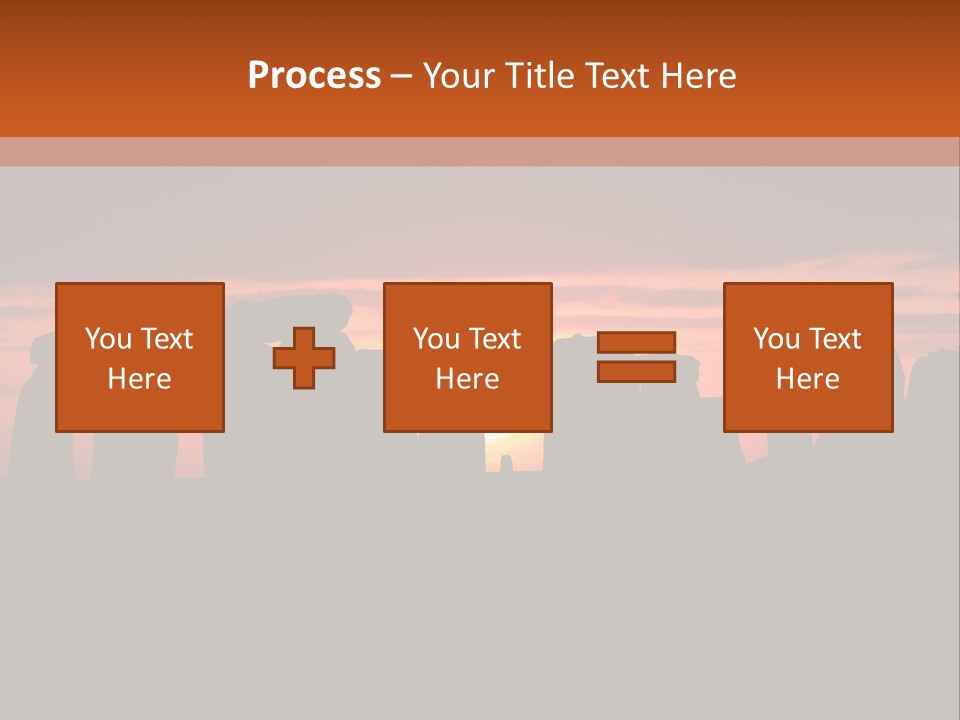 Stonehenge With The Sun Rising PowerPoint Template