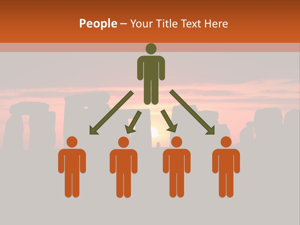 Stonehenge With The Sun Rising PowerPoint Template