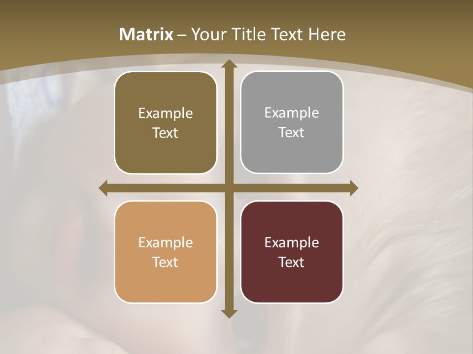 Image Of A 8 Month Old Sick Baby Lying In Bed PowerPoint Template