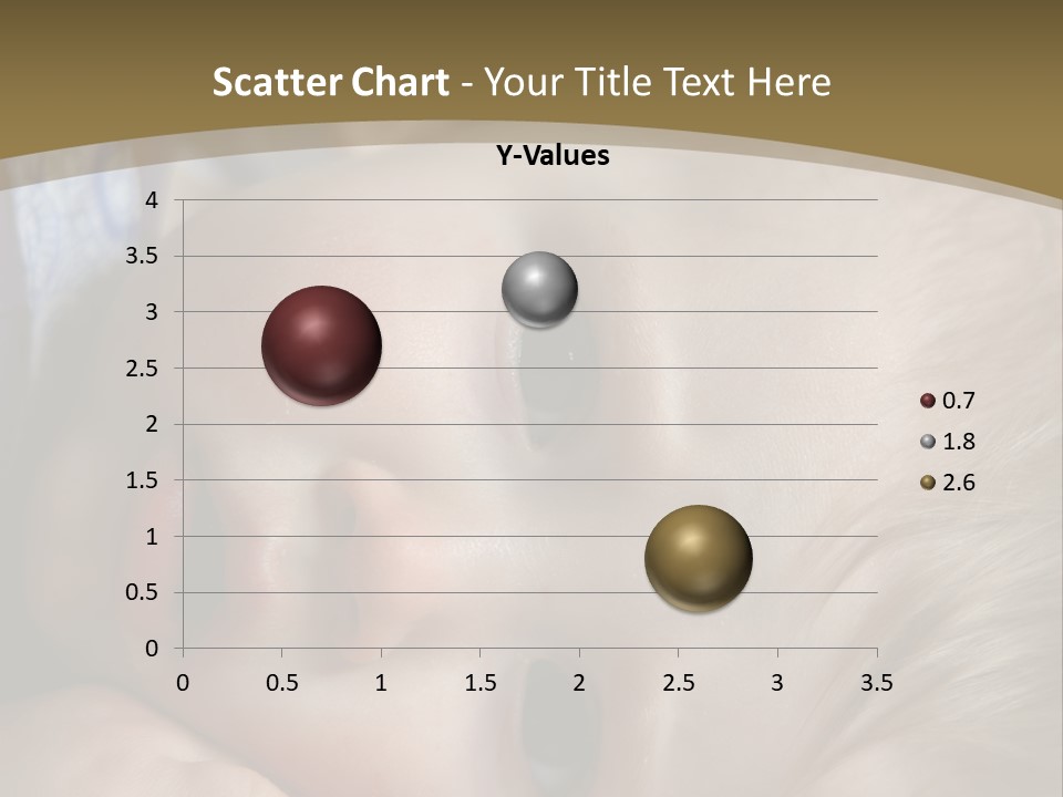 Image Of A 8 Month Old Sick Baby Lying In Bed PowerPoint Template
