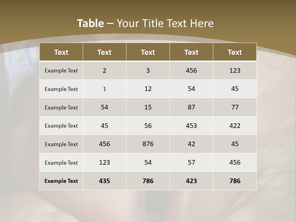 Image Of A 8 Month Old Sick Baby Lying In Bed PowerPoint Template