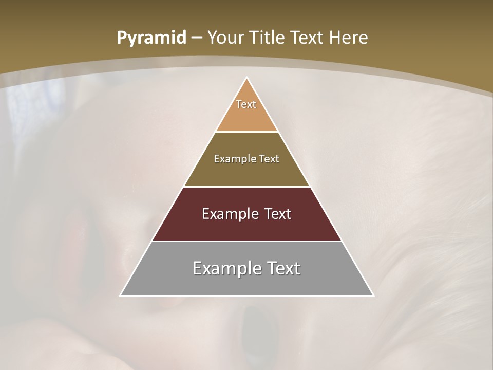 Image Of A 8 Month Old Sick Baby Lying In Bed PowerPoint Template