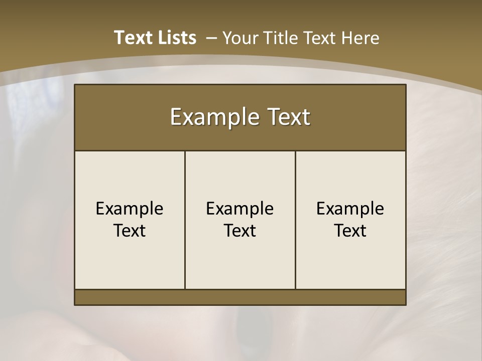 Image Of A 8 Month Old Sick Baby Lying In Bed PowerPoint Template