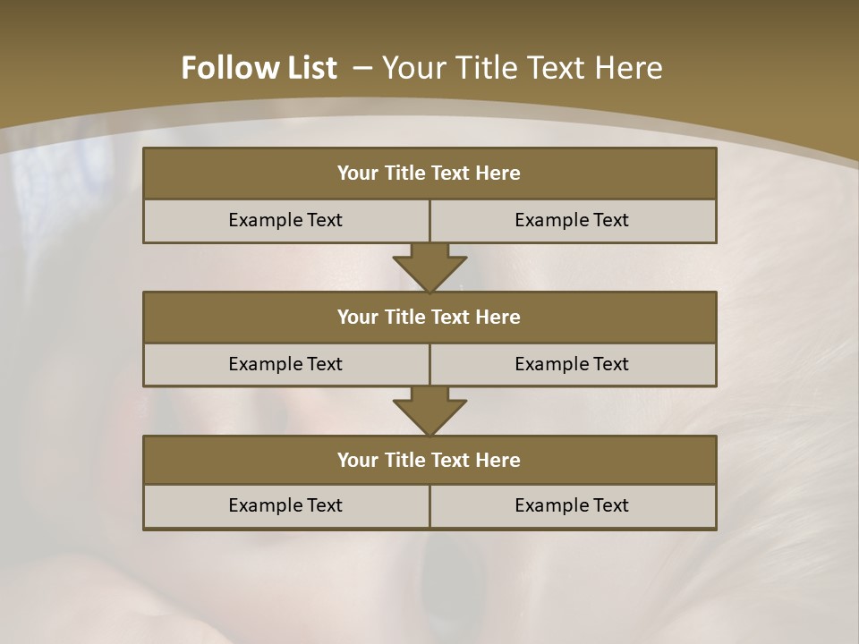 Image Of A 8 Month Old Sick Baby Lying In Bed PowerPoint Template
