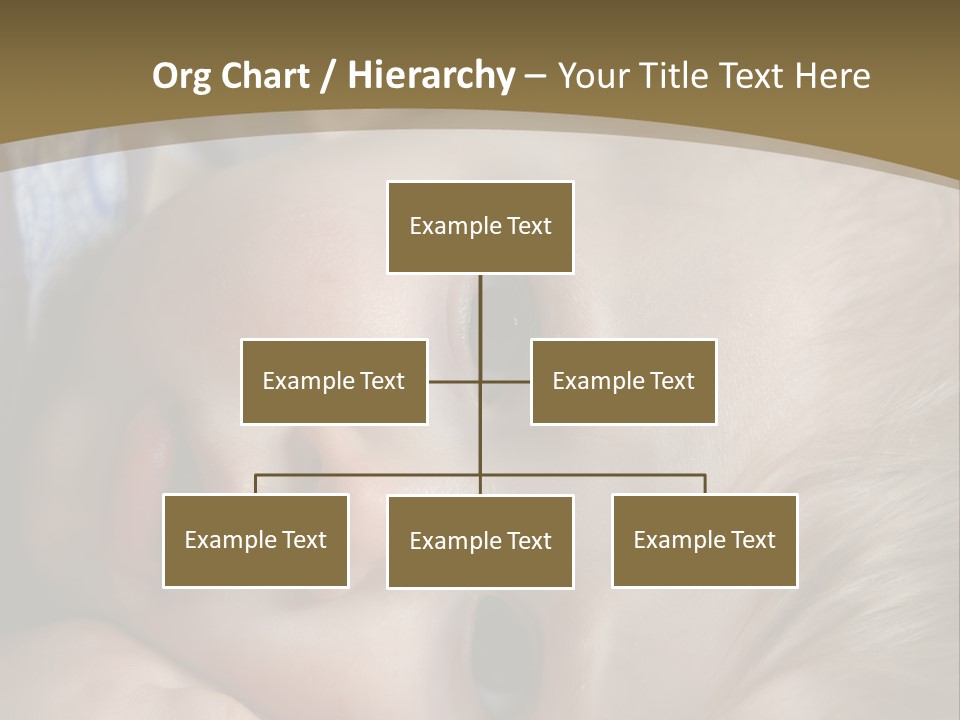 Image Of A 8 Month Old Sick Baby Lying In Bed PowerPoint Template