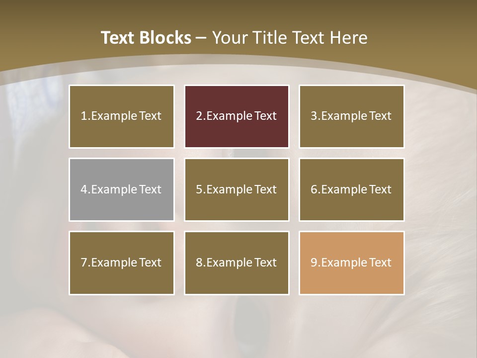 Image Of A 8 Month Old Sick Baby Lying In Bed PowerPoint Template