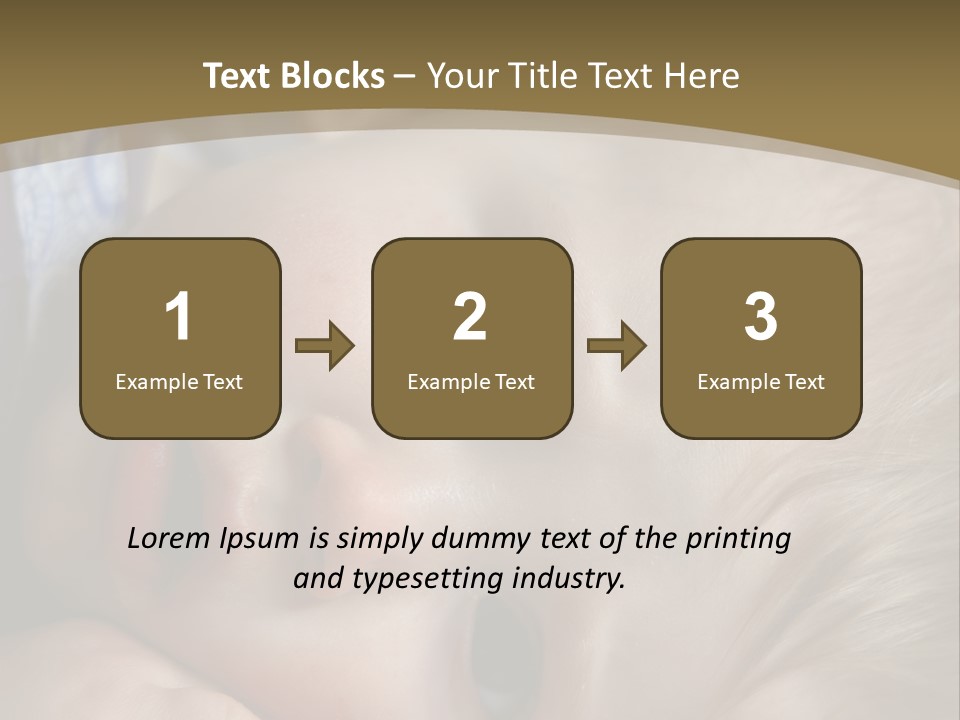 Image Of A 8 Month Old Sick Baby Lying In Bed PowerPoint Template