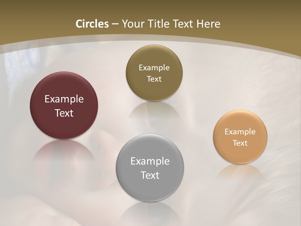 Image Of A 8 Month Old Sick Baby Lying In Bed PowerPoint Template