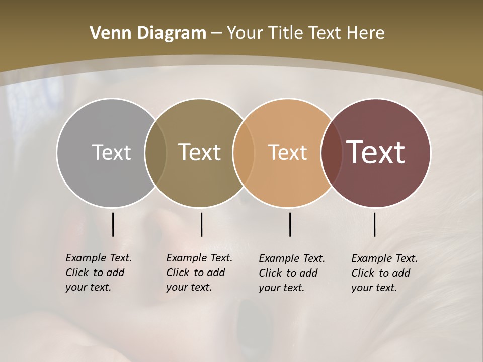 Image Of A 8 Month Old Sick Baby Lying In Bed PowerPoint Template