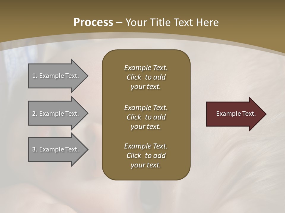 Image Of A 8 Month Old Sick Baby Lying In Bed PowerPoint Template