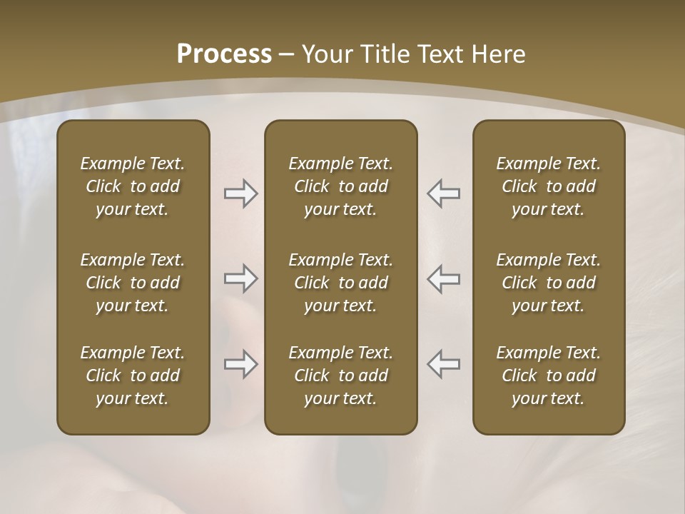 Image Of A 8 Month Old Sick Baby Lying In Bed PowerPoint Template