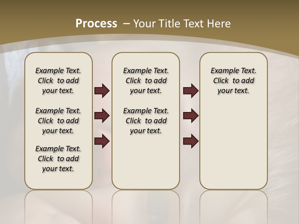 Image Of A 8 Month Old Sick Baby Lying In Bed PowerPoint Template