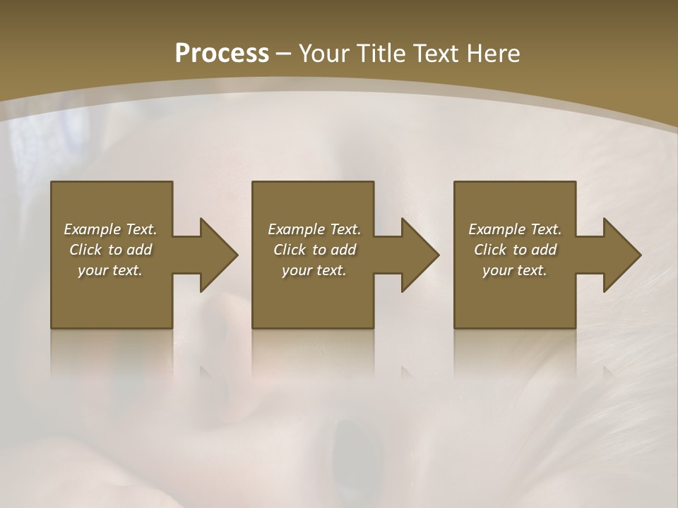 Image Of A 8 Month Old Sick Baby Lying In Bed PowerPoint Template
