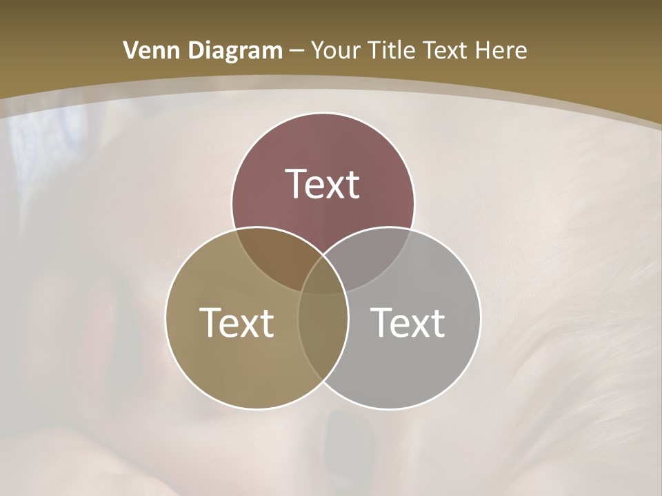 Image Of A 8 Month Old Sick Baby Lying In Bed PowerPoint Template