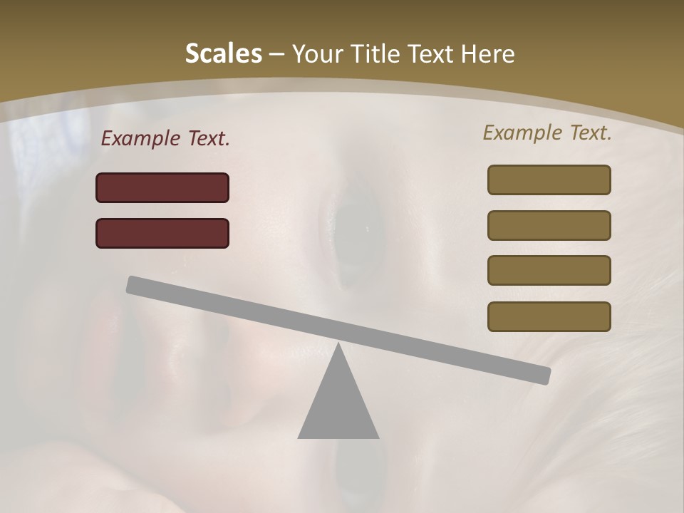 Image Of A 8 Month Old Sick Baby Lying In Bed PowerPoint Template